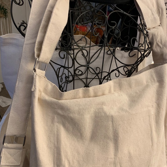 Handmade inspired canvas messenger bag - Picture 4 of 7